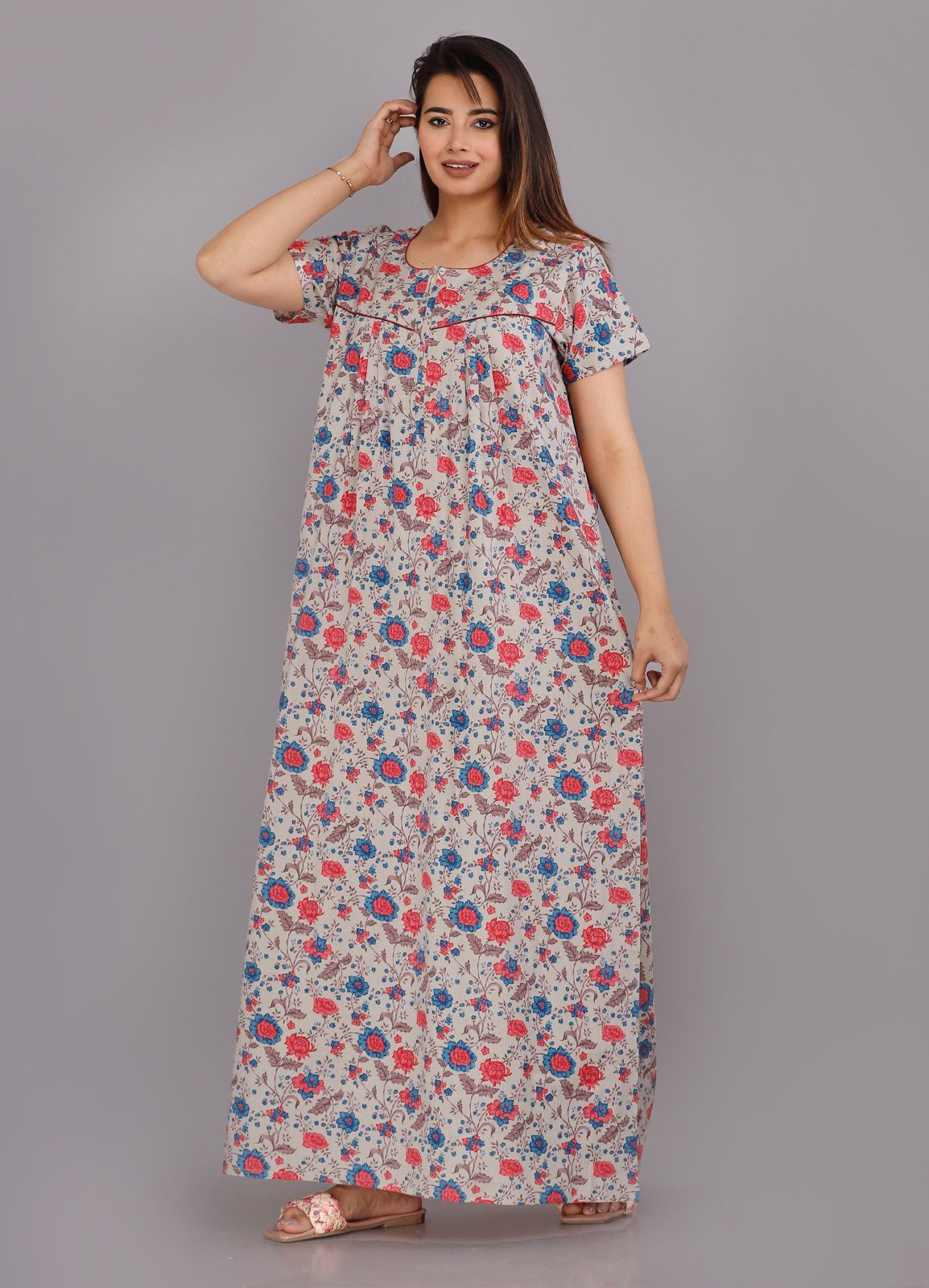 Pure Cotton Nightgown for Women