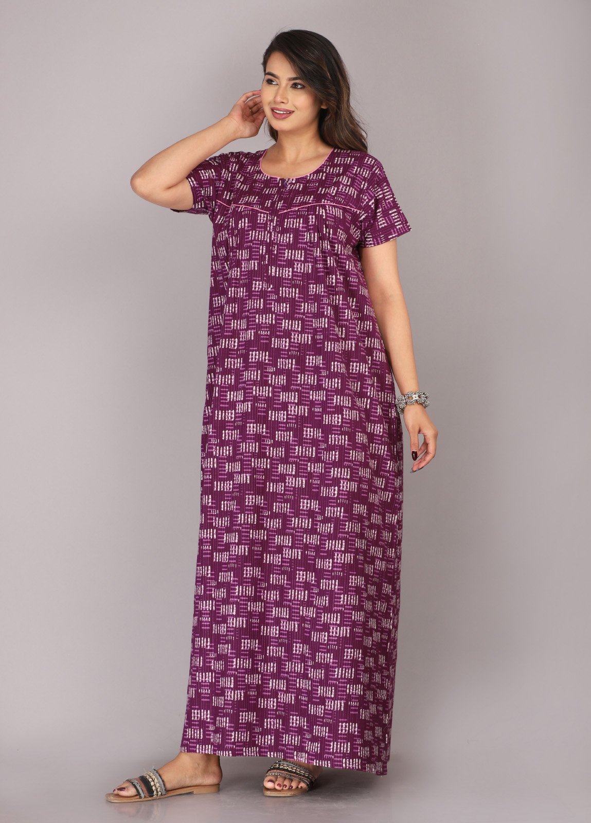 Pure Cotton Nightgown for Women